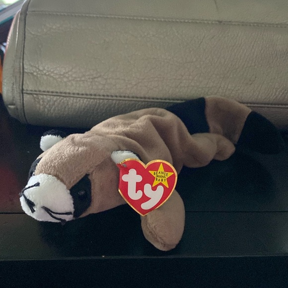 Ty Other - Beanie Baby TY 1995 Ringo Vintage Raccoon